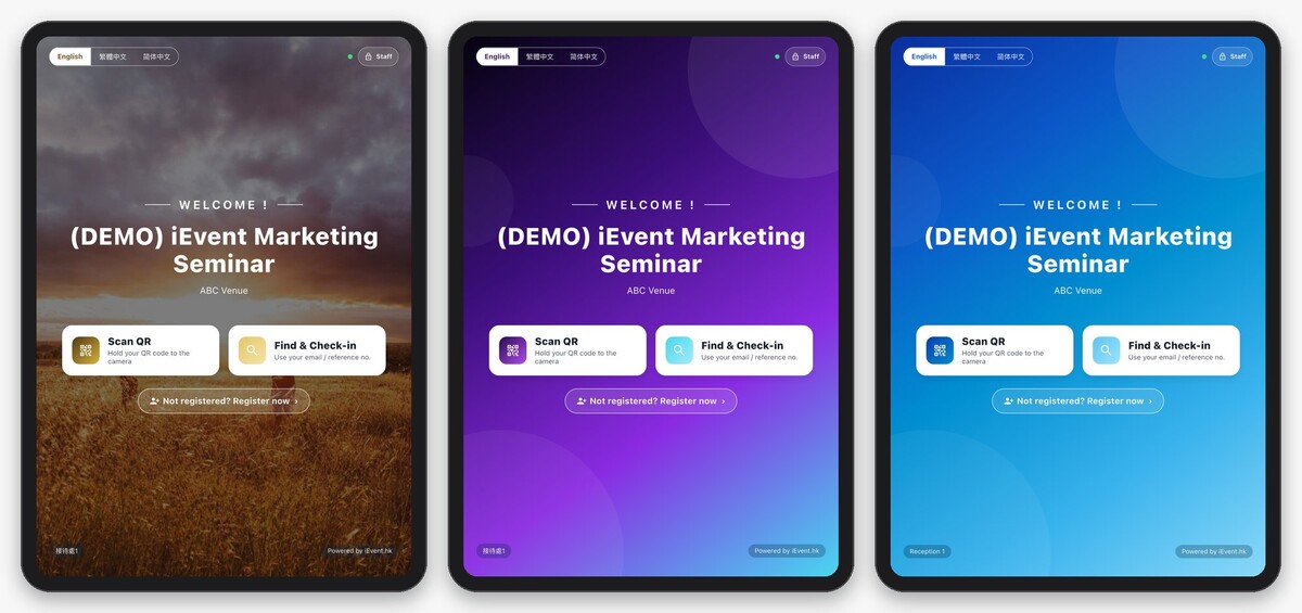 Themes and custom backgrounds