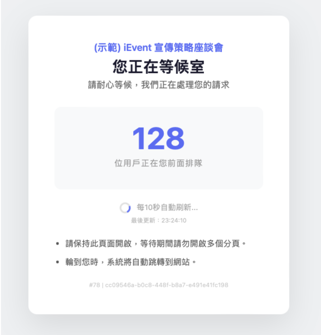 Fair queuing &mdash; Users exceeding the limit are queued in order of arrival (FIFO).）
